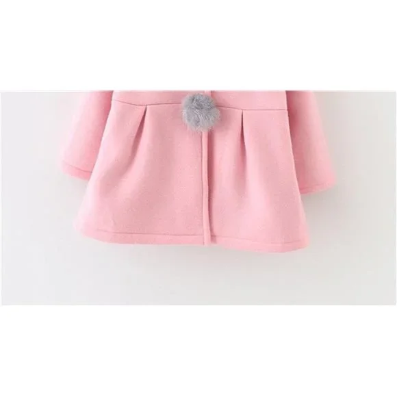 Super Cute Baby Girls Jacket for Winter & Autumn Cotton Warm Coat - Picture 7 of 7